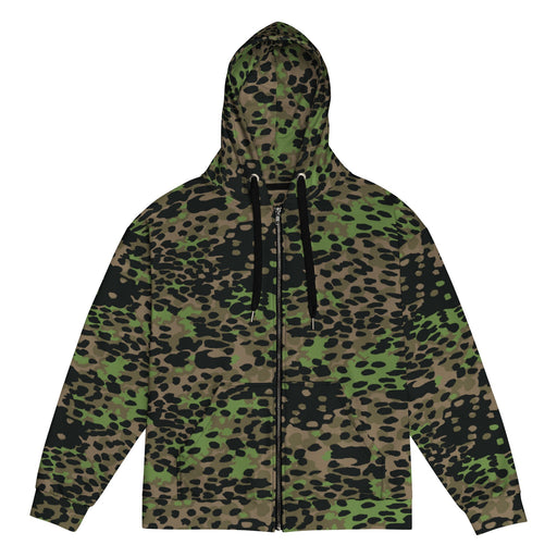 Plane Tree Platanenmuster Spring CAMO Unisex Zip Hoodie - 2XS