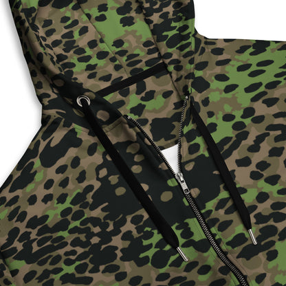 German Plane Tree Platanenmuster Spring CAMO Unisex zip hoodie - Zip Hoodies