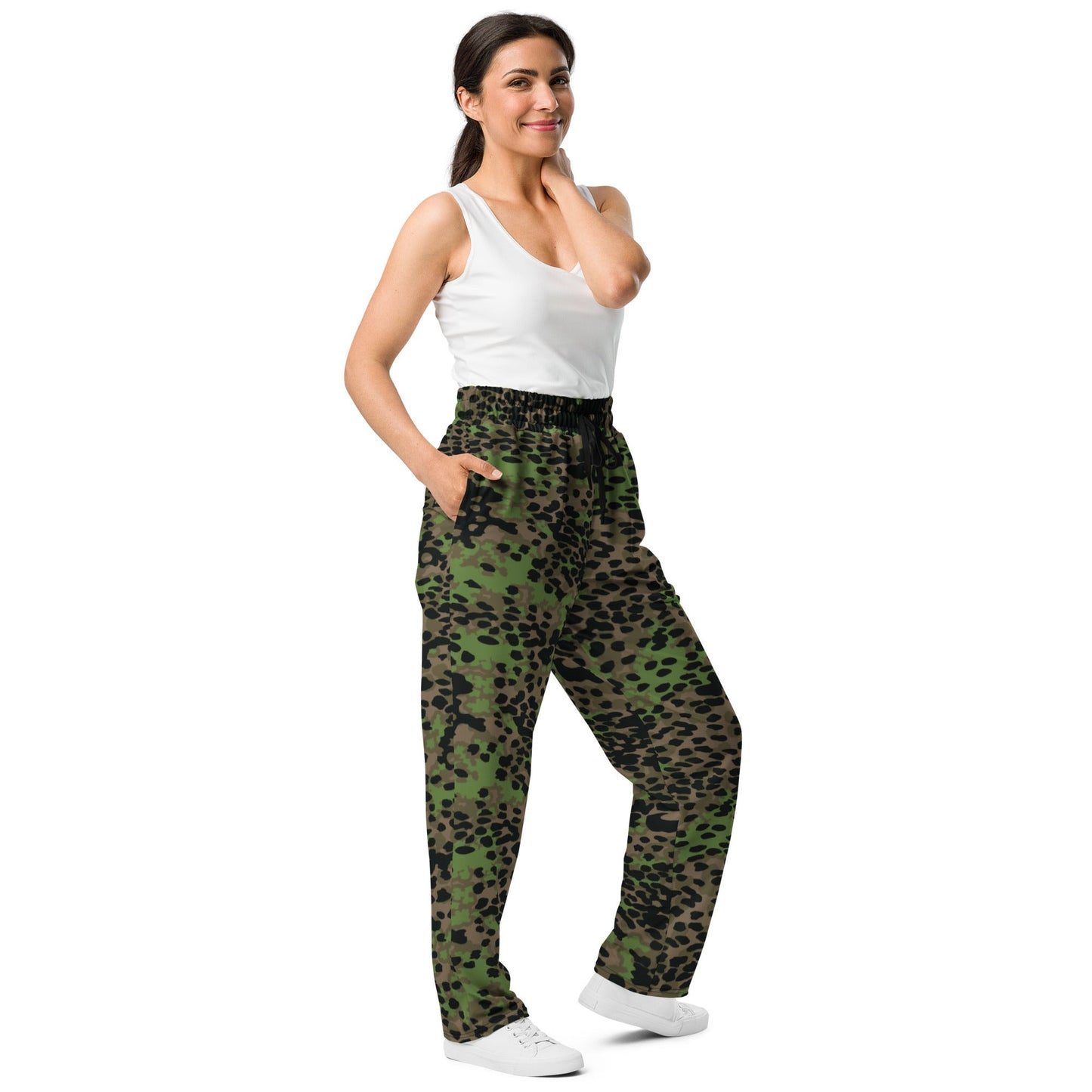 German Plane Tree Platanenmuster Spring CAMO Wide-leg joggers - Joggers