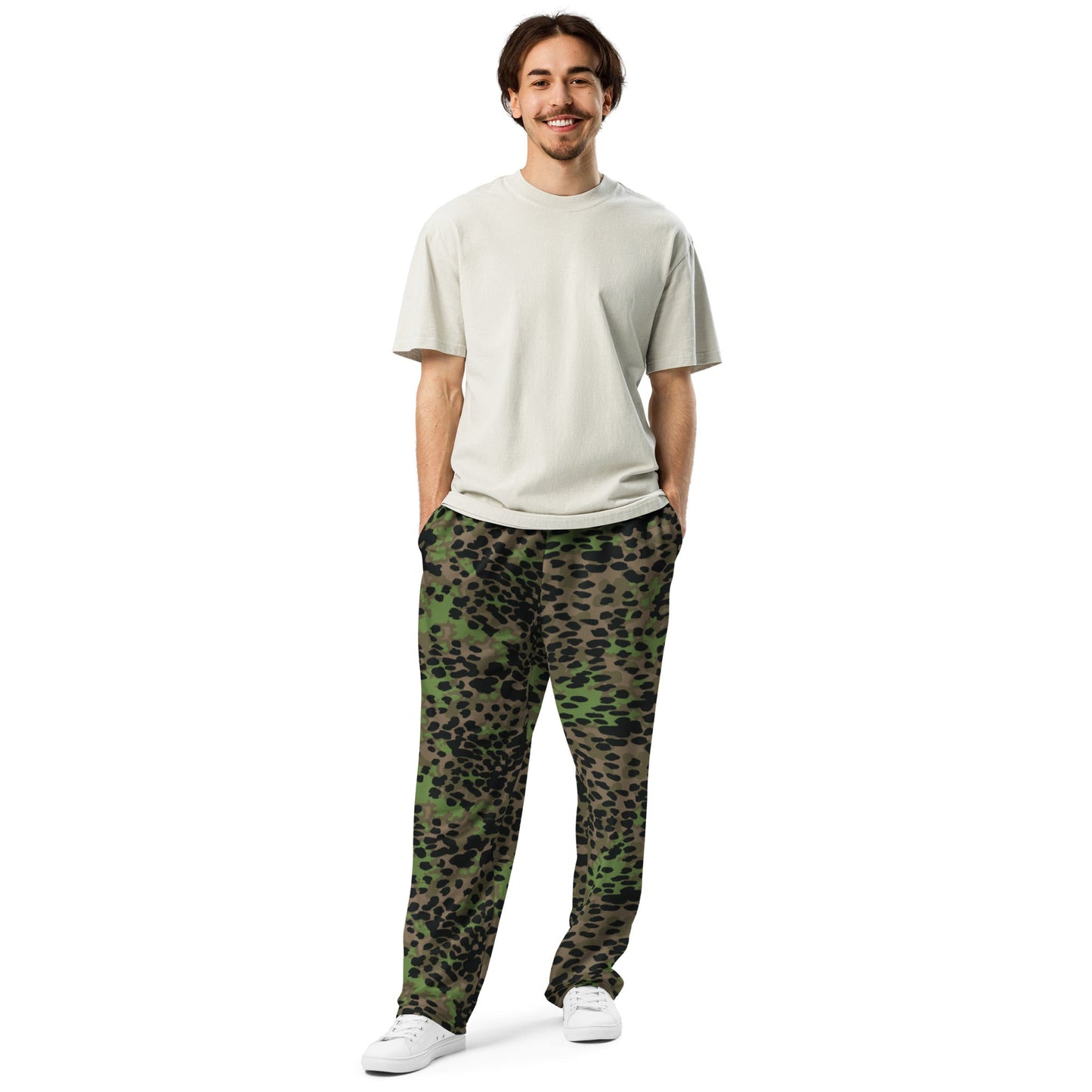 German Plane Tree Platanenmuster Spring CAMO Wide-leg joggers - Joggers