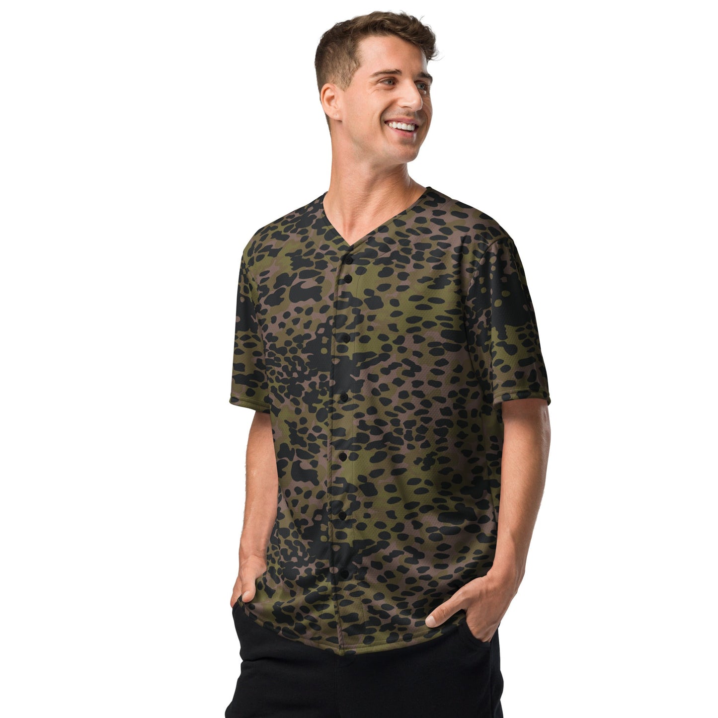 German Plane Tree Platanenmuster Summer CAMO baseball jersey - Baseball Jerseys