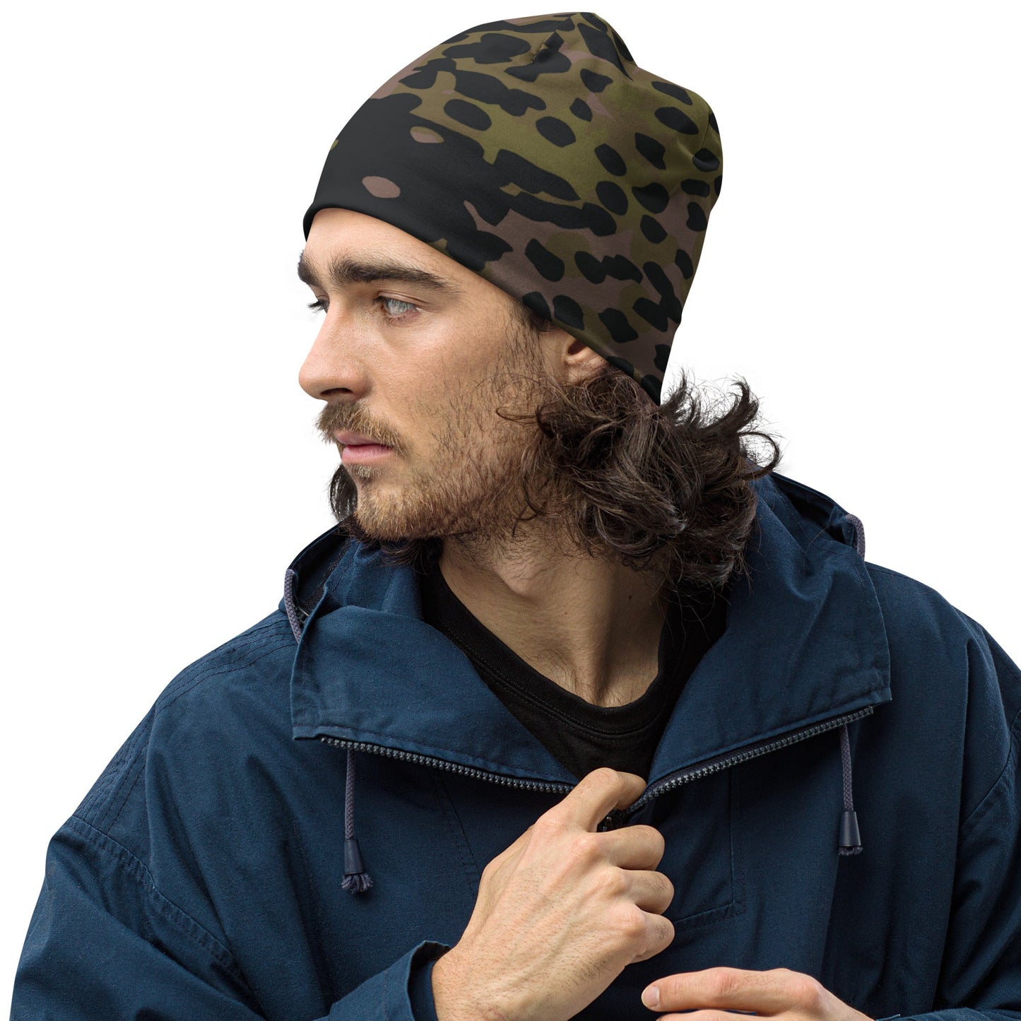 German Plane Tree Platanenmuster Summer CAMO Beanie - S - Beanies