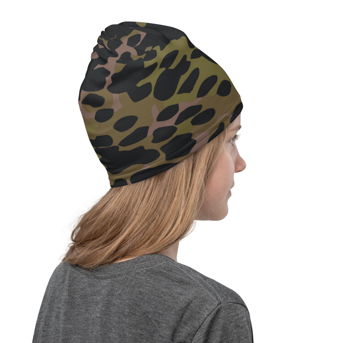 German Plane Tree Platanenmuster Summer CAMO Neck Gaiter Gaiters