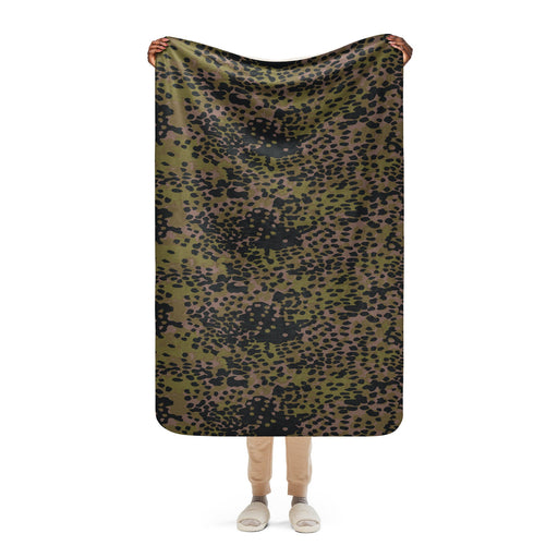 Plane Tree Platanenmuster Summer CAMO Sherpa Blanket - 37″×57″