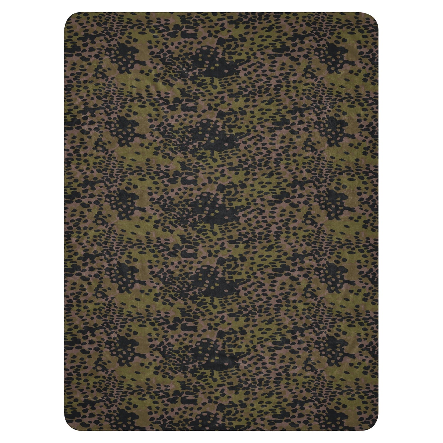 German Plane Tree Platanenmuster Summer CAMO Sherpa Blanket