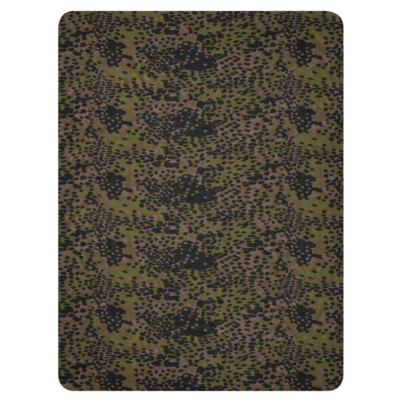Plane Tree Platanenmuster Summer CAMO Sherpa Blanket
