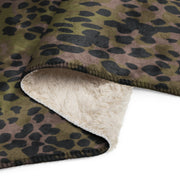 Plane Tree Platanenmuster Summer CAMO Sherpa Blanket