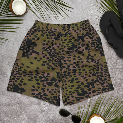 German Plane Tree Platanenmuster Summer CAMO Unisex Athletic Long Shorts