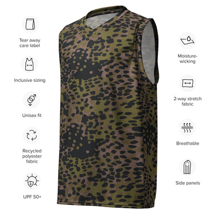 German Plane Tree Platanenmuster Summer CAMO unisex basketball jersey Basketball Jerseys