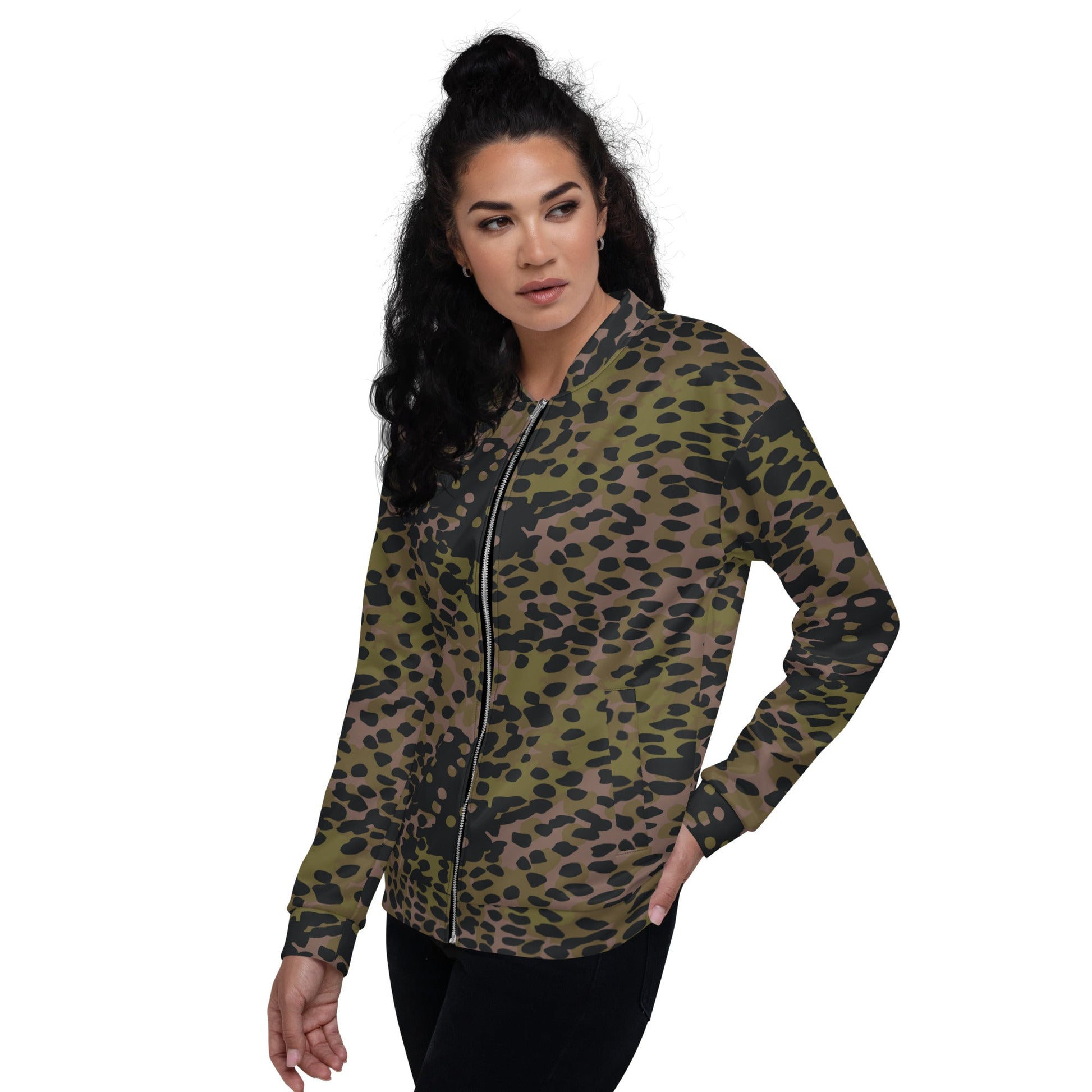 German Plane Tree Platanenmuster Summer CAMO Unisex Bomber Jacket - Jackets