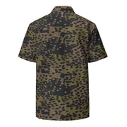 Plane Tree Platanenmuster Summer CAMO Unisex Short-Sleeve Button Shirt - Button-Up