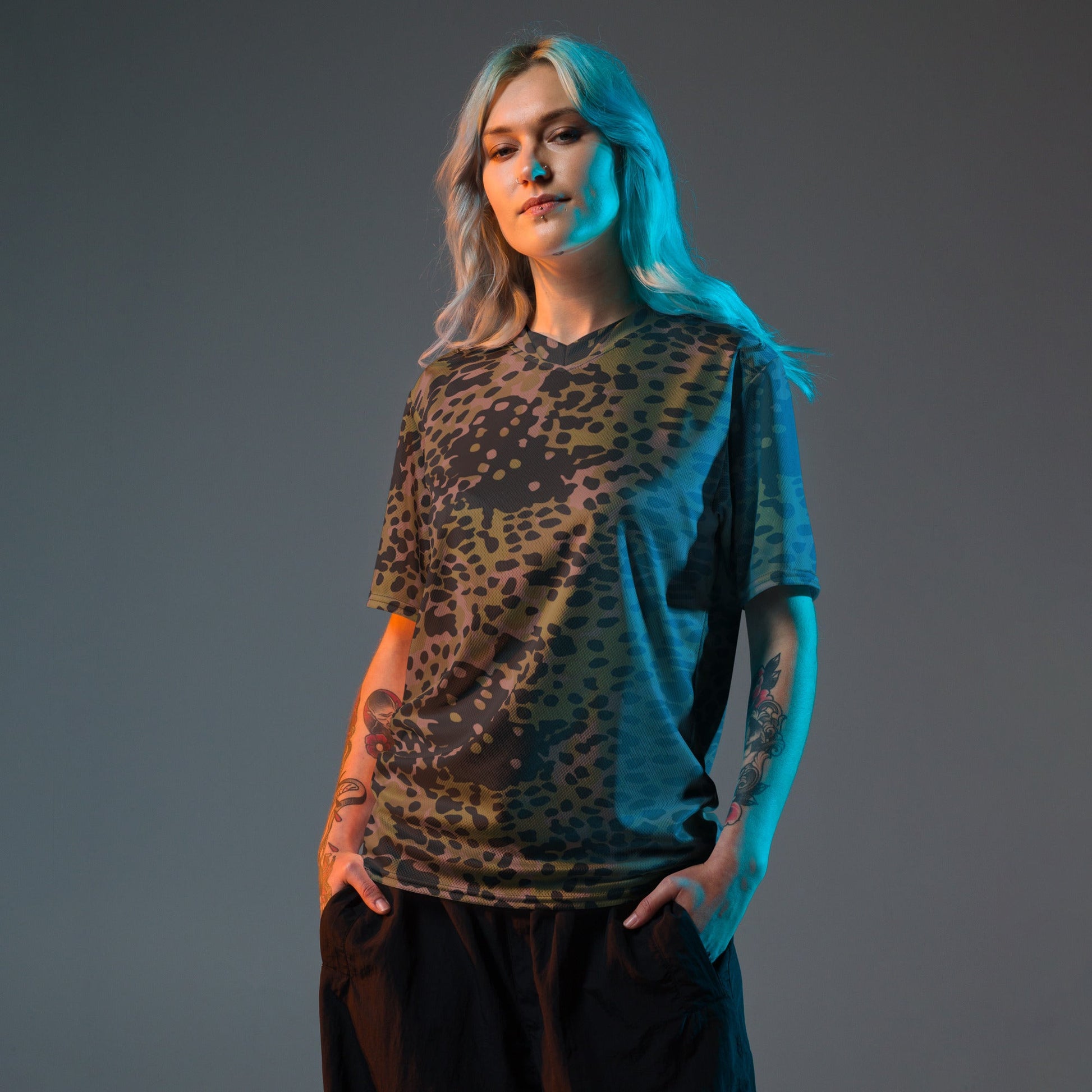 German Plane Tree Platanenmuster Summer CAMO unisex sports jersey Sports Jerseys