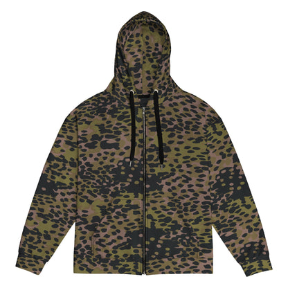 German Plane Tree Platanenmuster Summer CAMO Unisex zip hoodie 2XS Zip Hoodies