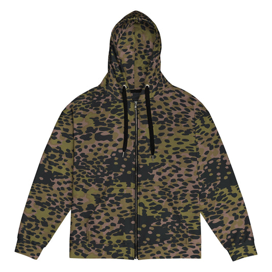 German Plane Tree Platanenmuster Summer CAMO Unisex zip hoodie 2XS Zip Hoodies