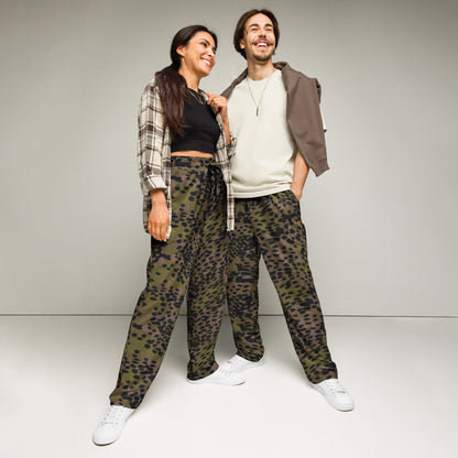 German Plane Tree Platanenmuster Summer CAMO Wide-leg joggers - 2XS - Joggers