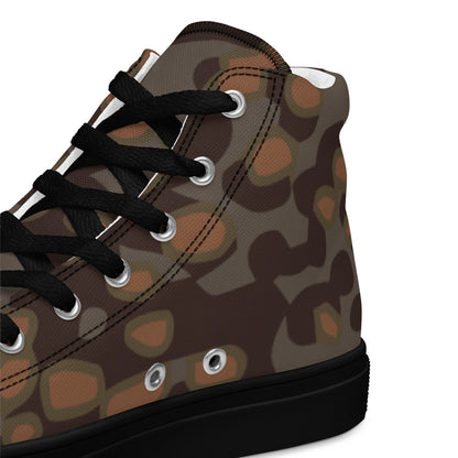 German Polyspot Autumn CAMO Mens high top canvas shoes - High Top Canvas Shoes