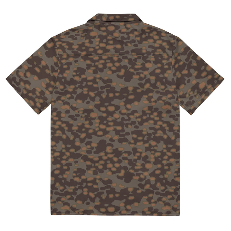 Polyspot Autumn CAMO Unisex Short-Sleeve Button Shirt - Button-Up