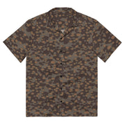 Polyspot Autumn CAMO Unisex Short-Sleeve Button Shirt - 2XS - Button-Up
