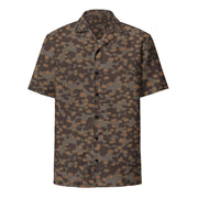 Polyspot Autumn CAMO Unisex Short-Sleeve Button Shirt - Button-Up
