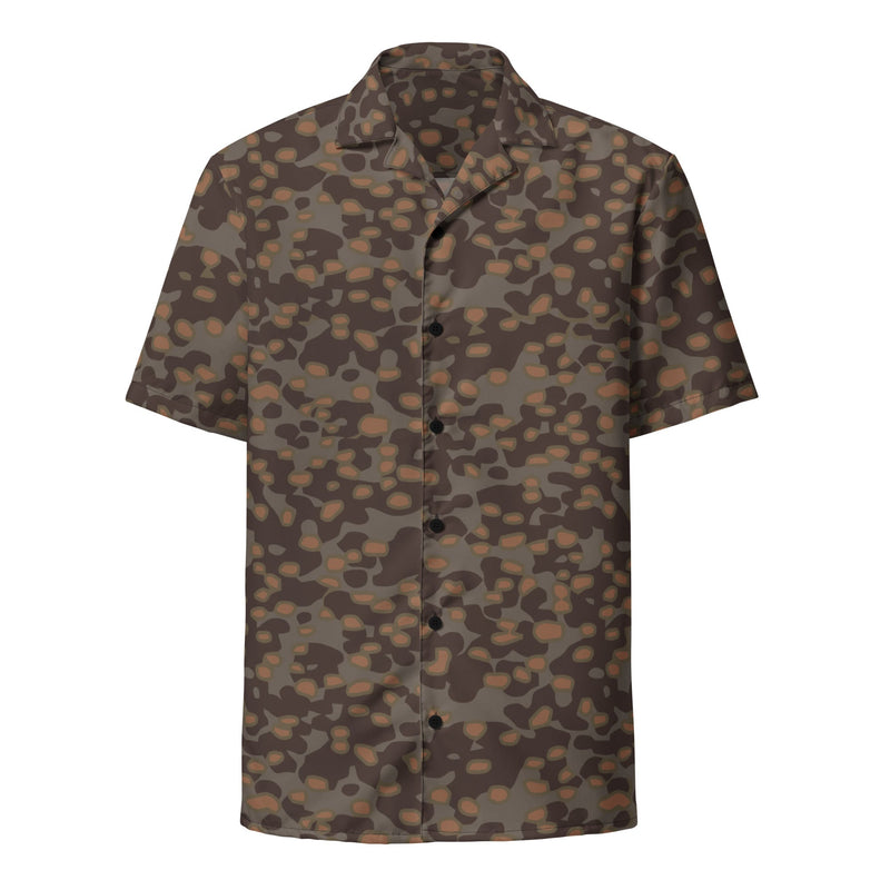 Polyspot Autumn CAMO Unisex Short-Sleeve Button Shirt - Button-Up