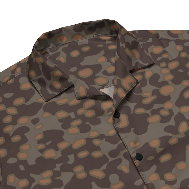 Polyspot Autumn CAMO Unisex Short-Sleeve Button Shirt - Button-Up