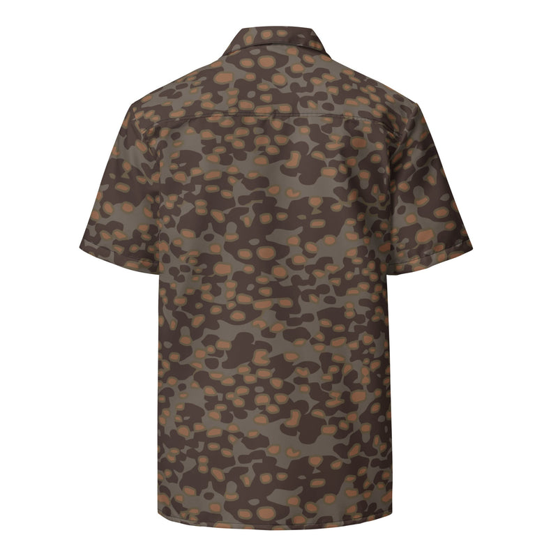 Polyspot Autumn CAMO Unisex Short-Sleeve Button Shirt - Button-Up