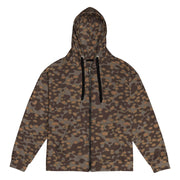 Polyspot Autumn CAMO Unisex Zip Hoodie - 2XS
