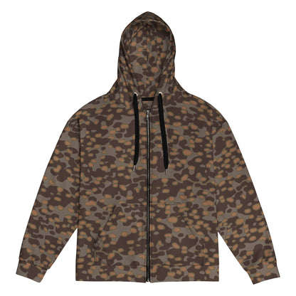 German Polyspot Autumn CAMO Unisex zip hoodie - 2XS - Zip Hoodies