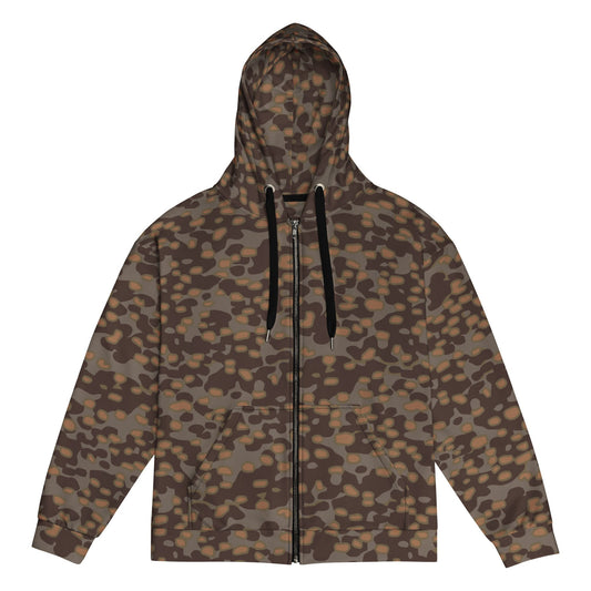 German Polyspot Autumn CAMO Unisex zip hoodie - 2XS - Zip Hoodies