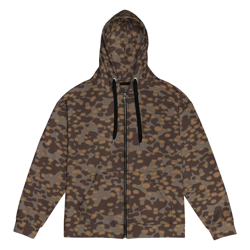 Polyspot Autumn CAMO Unisex Zip Hoodie - 2XS