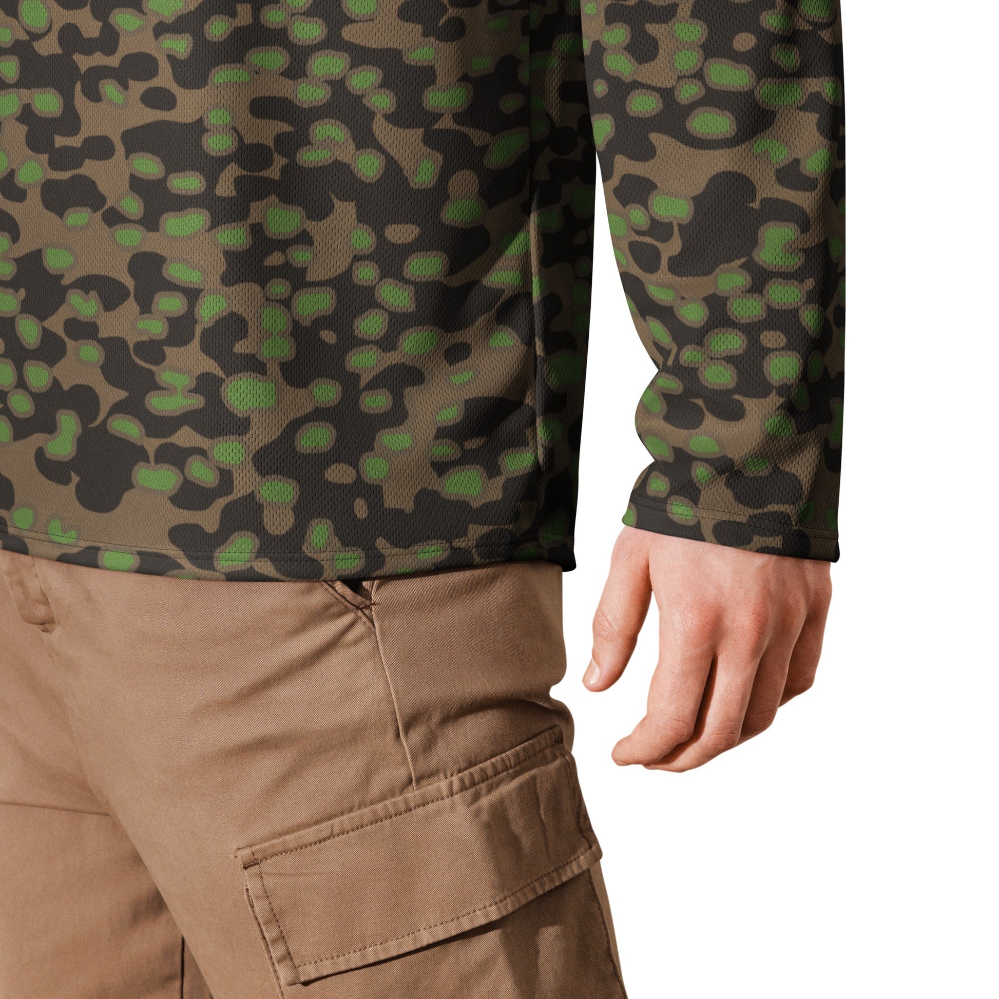 German Polyspot Spring CAMO hockey fan jersey - Hockey Jerseys