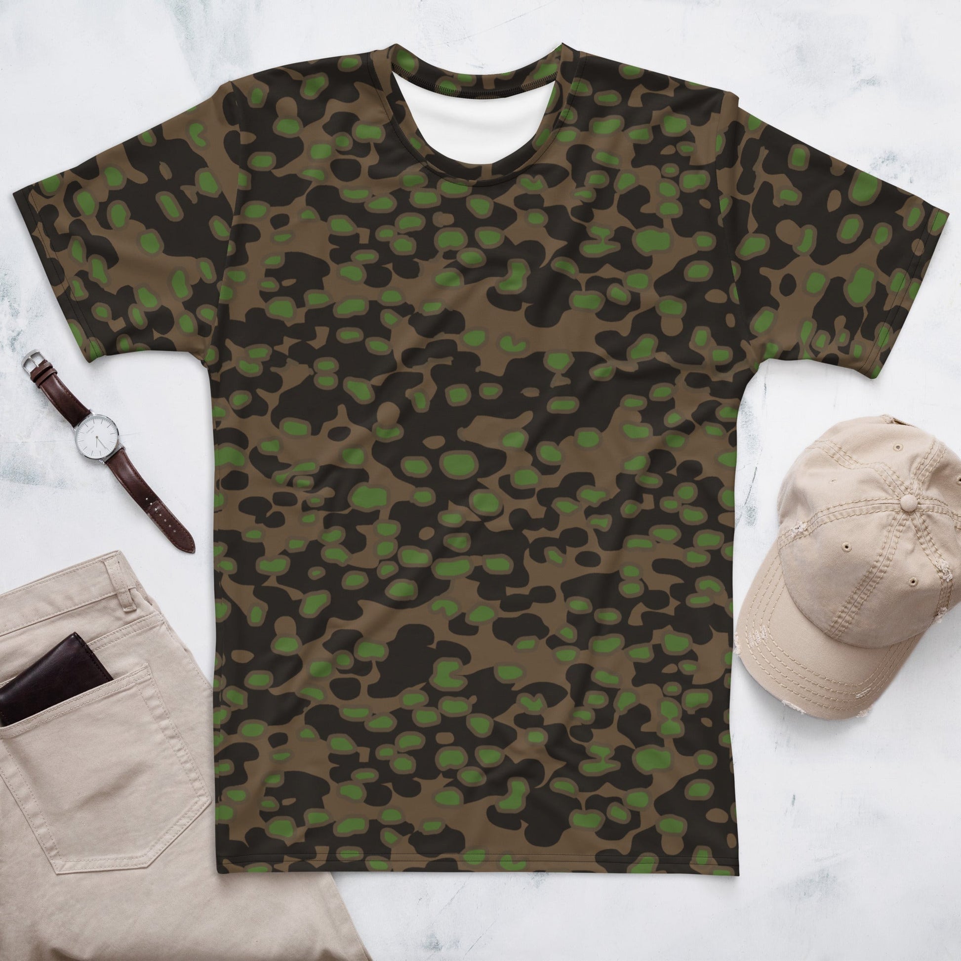 German Polyspot Spring CAMO Mens t-shirt - XS - T-Shirts