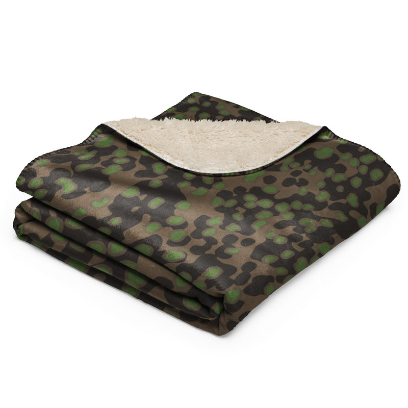 Polyspot Spring CAMO Sherpa Blanket