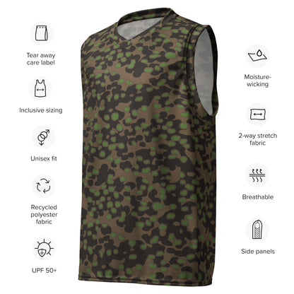 German Polyspot Spring CAMO Unisex Basketball Jersey