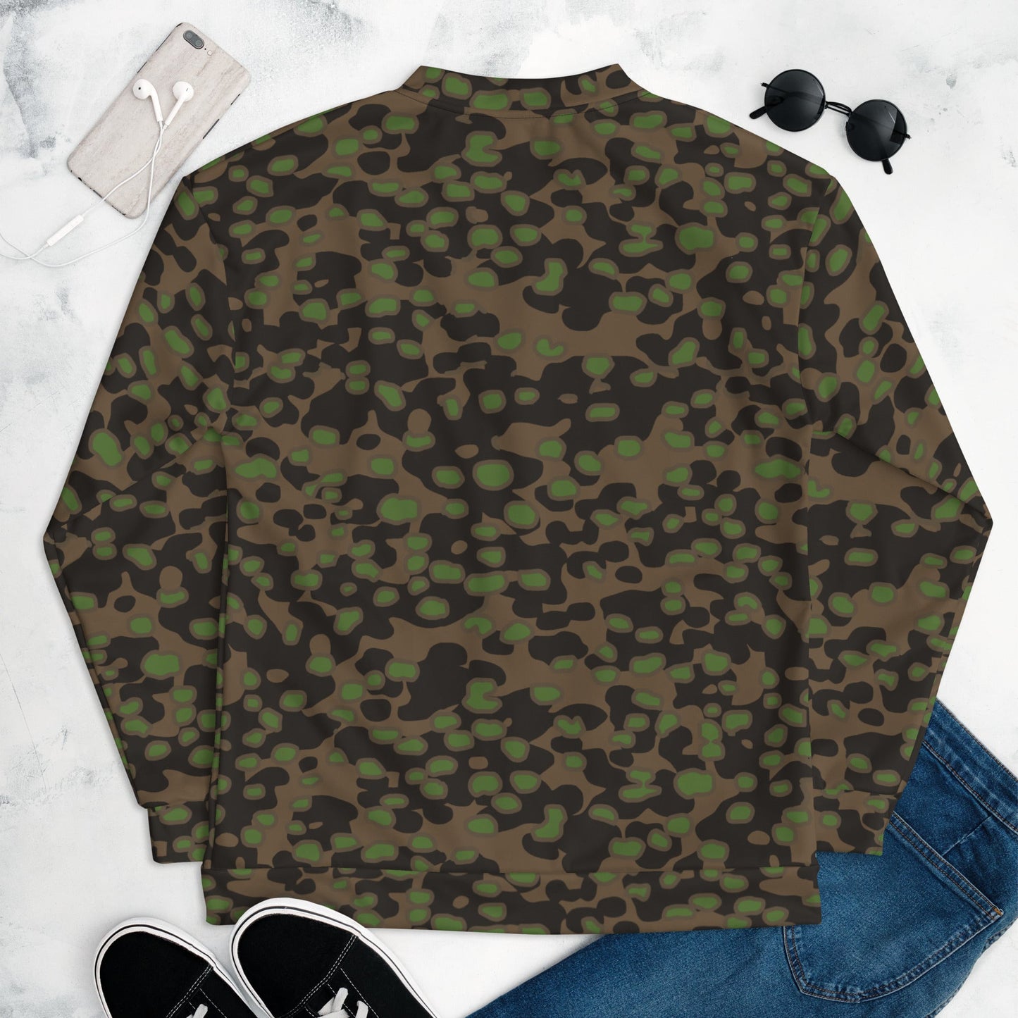 German Polyspot Spring CAMO Unisex Bomber Jacket - Jackets