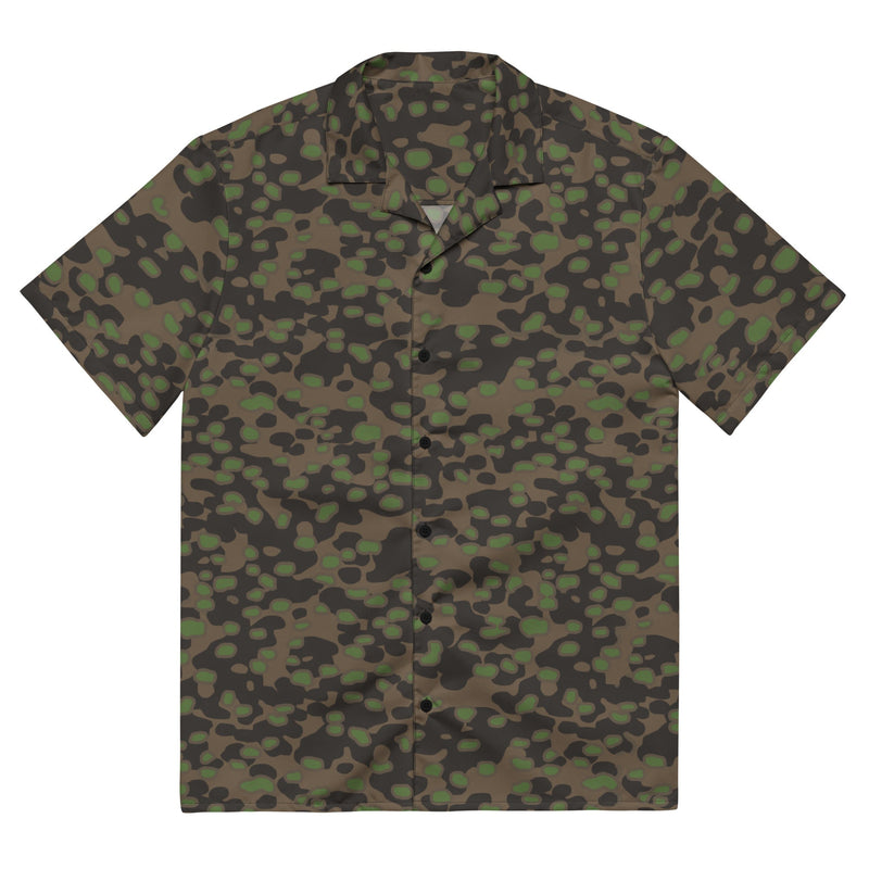 Polyspot Spring CAMO Unisex Short-Sleeve Button Shirt - 2XS - Button-Up