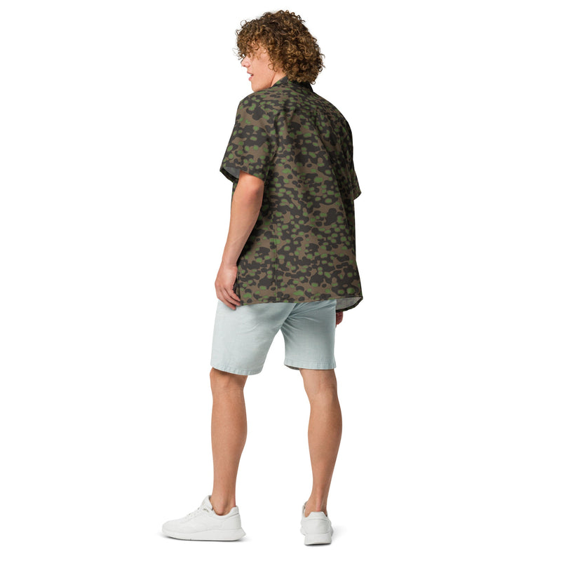 Polyspot Spring CAMO Unisex Short-Sleeve Button Shirt - Button-Up