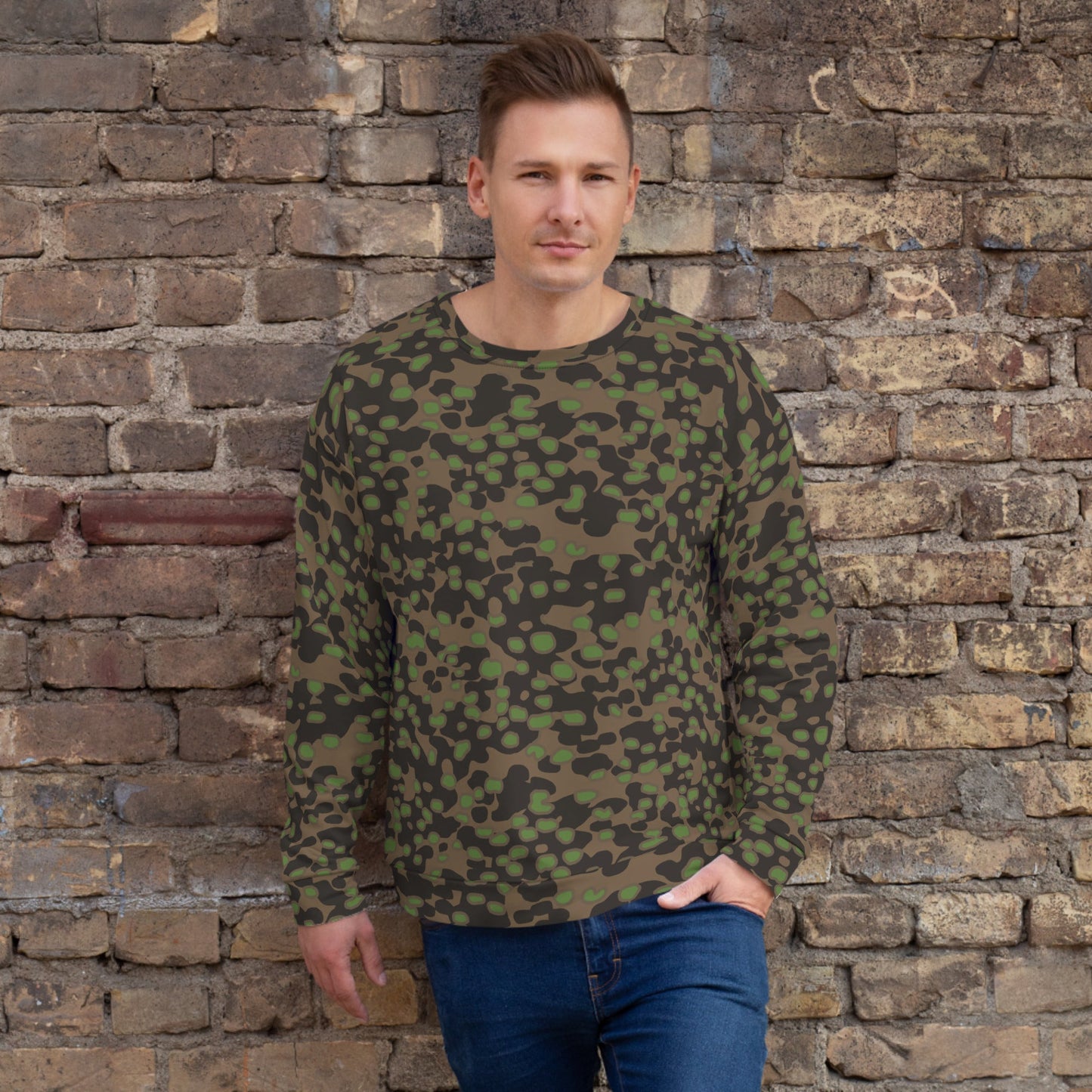 German Polyspot Spring CAMO Unisex Sweatshirt - XS - Sweatshirts