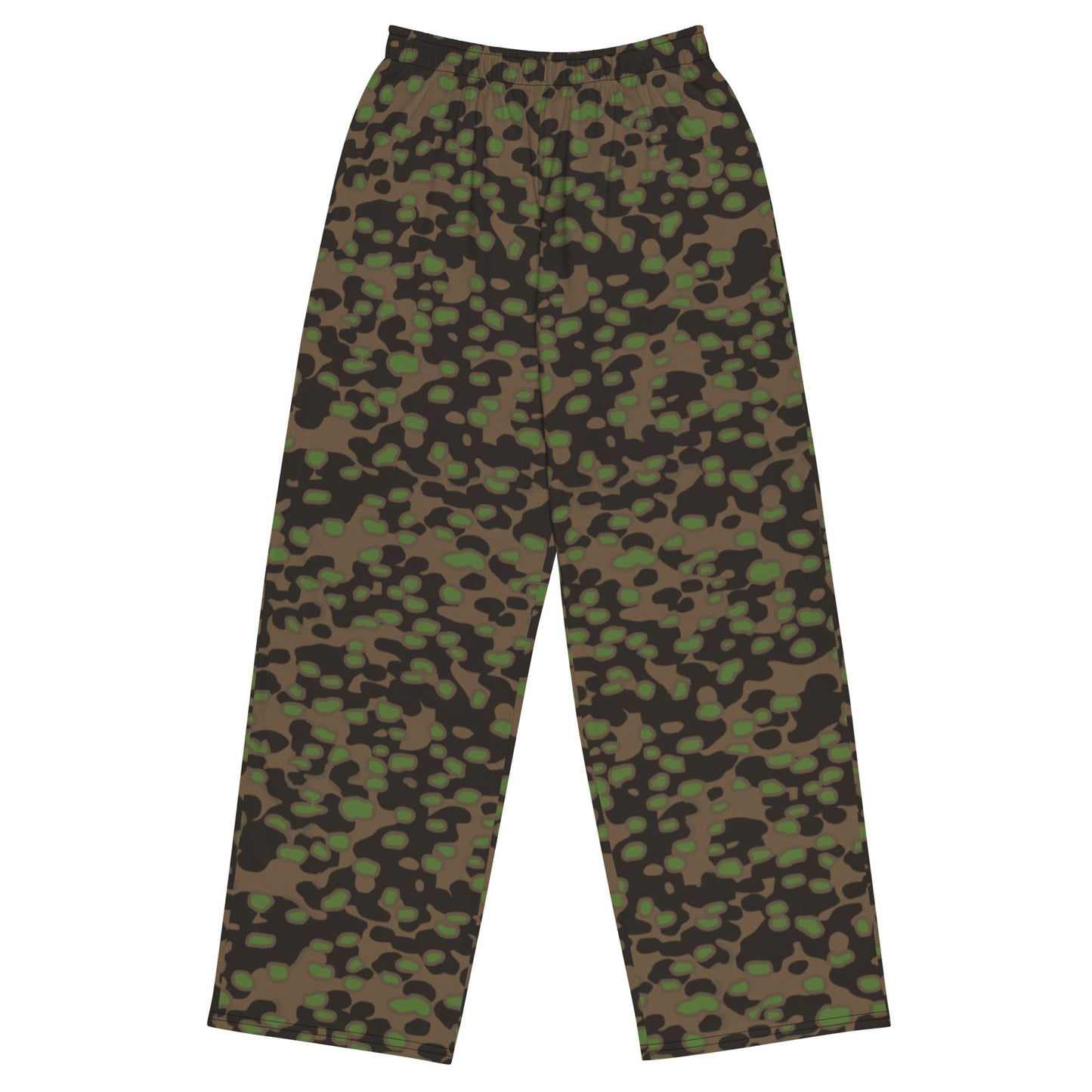 German Polyspot Spring CAMO unisex wide-leg pants - 2XS - Wide-leg Pants