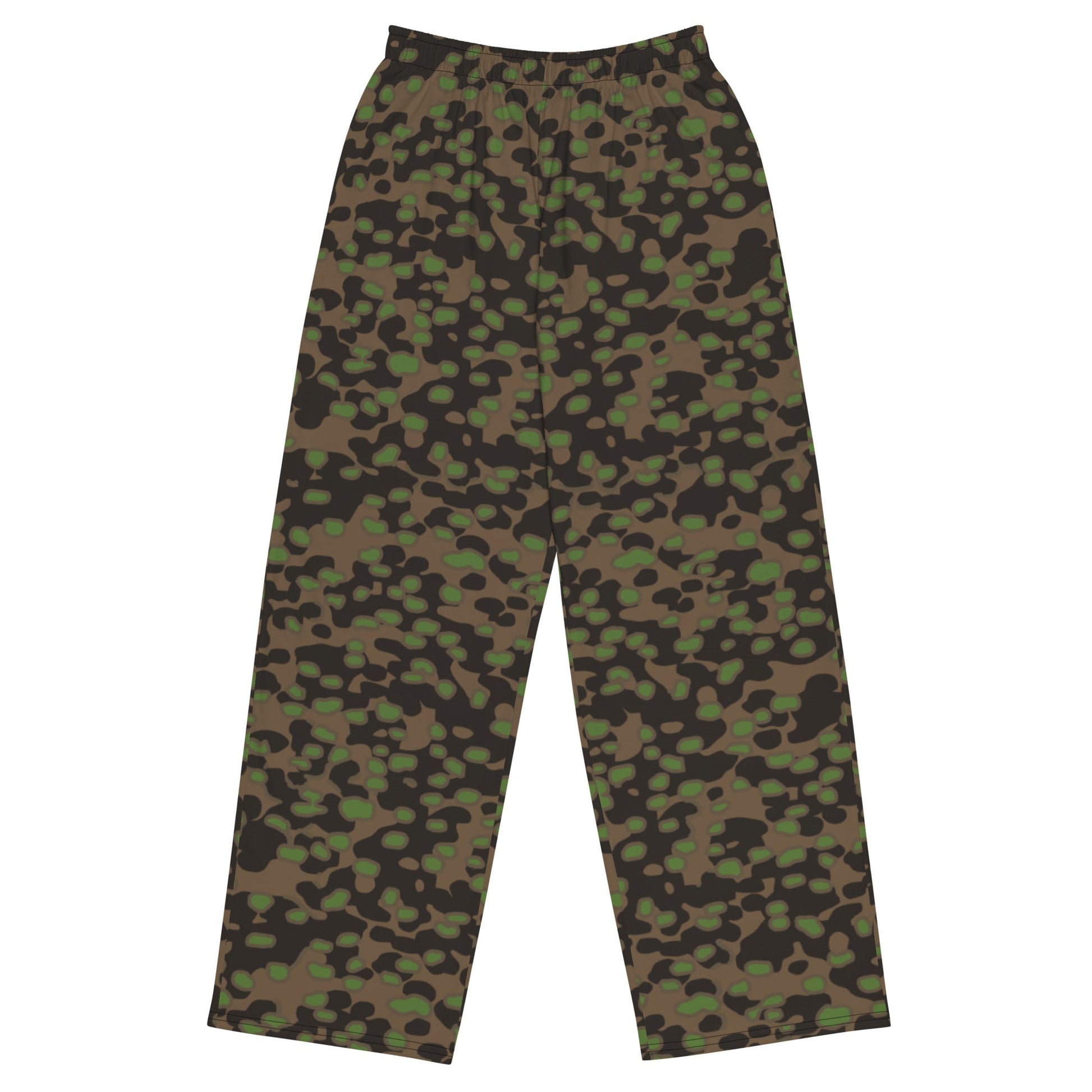 German Polyspot Spring CAMO unisex wide-leg pants - 2XS - Wide-leg Pants