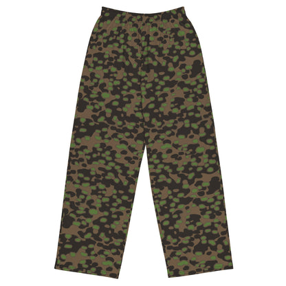 German Polyspot Spring CAMO unisex wide-leg pants - 2XS - Wide-leg Pants