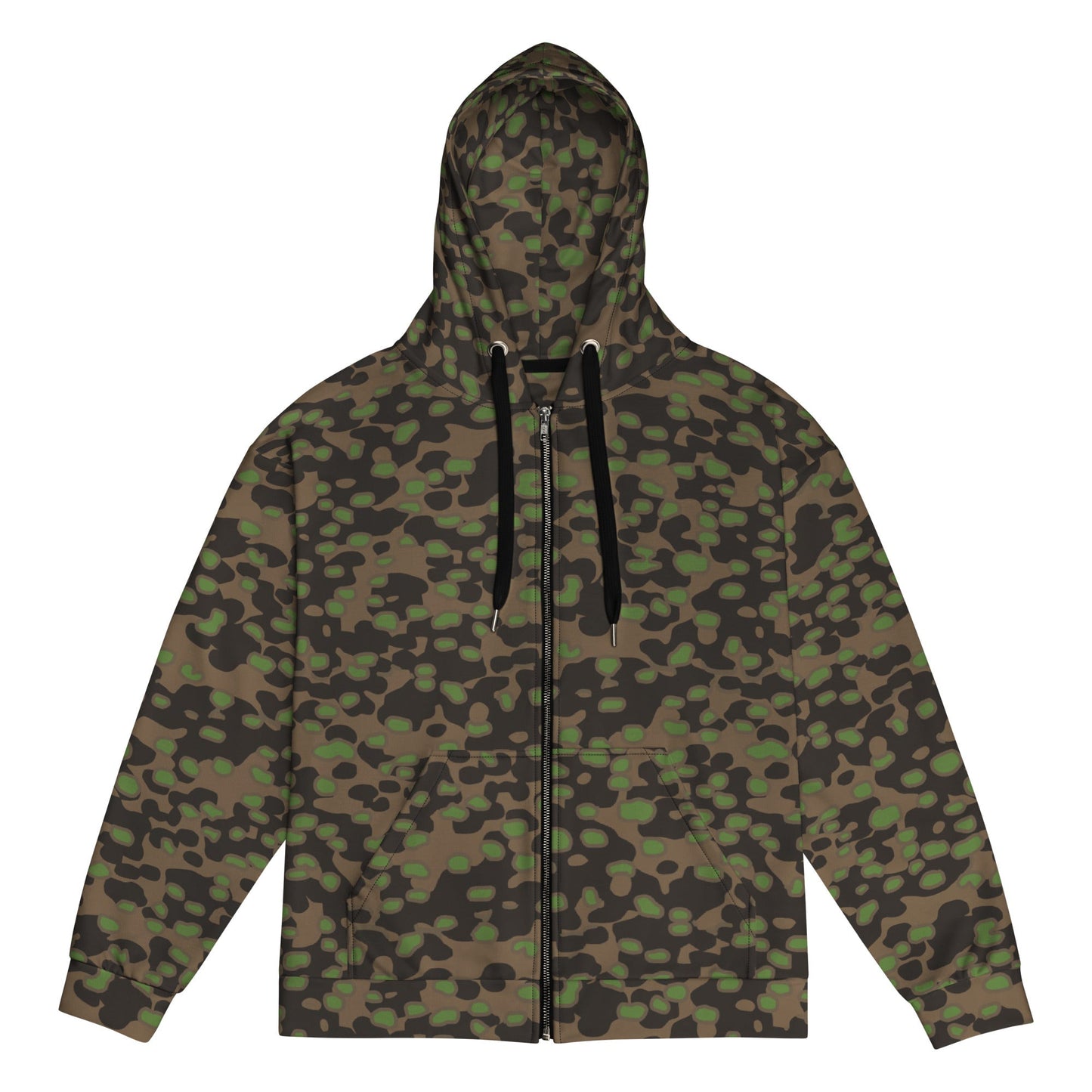 German Polyspot Spring CAMO Unisex zip hoodie - 2XS - Zip Hoodies