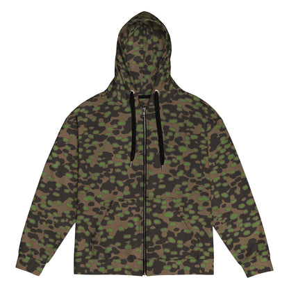 German Polyspot Spring CAMO Unisex zip hoodie - 2XS - Zip Hoodies