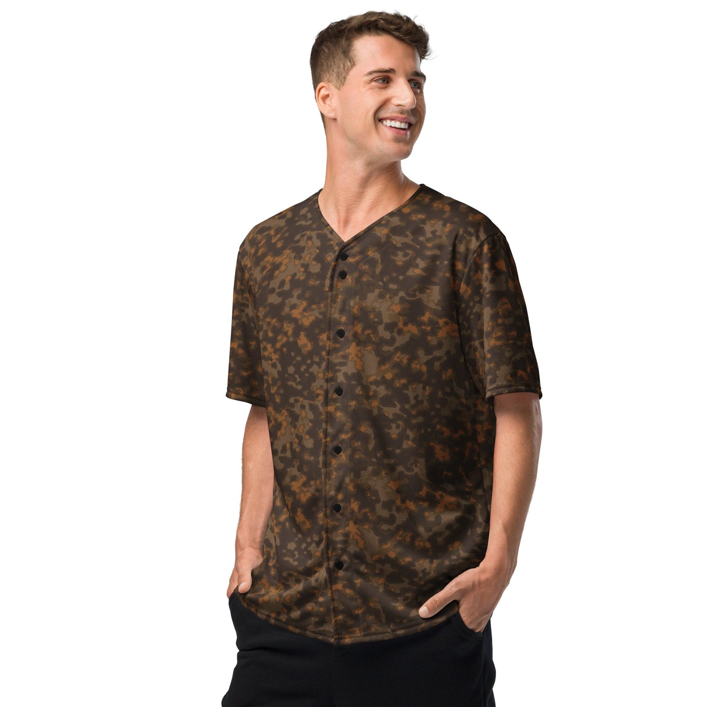 German Rauchtarnmuster Autumn CAMO baseball jersey - Baseball Jerseys