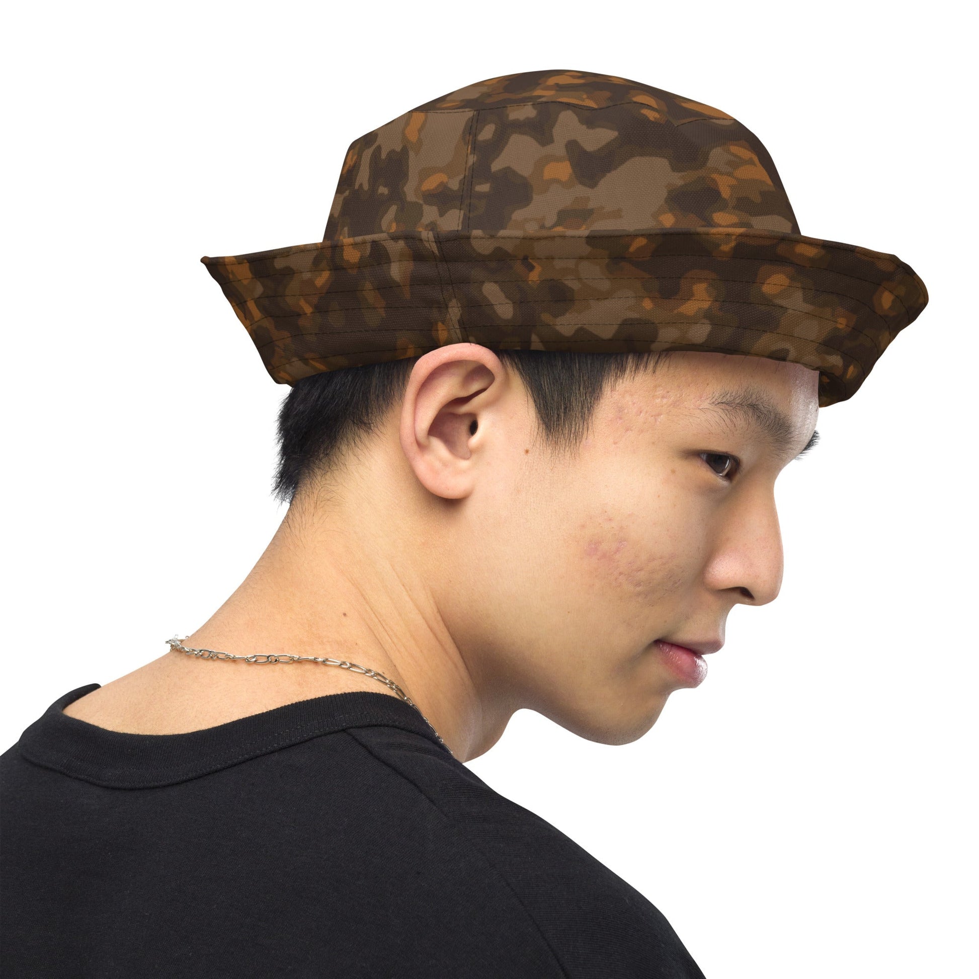 German Rauchtarnmuster Autumn CAMO Reversible bucket hat - Bucket Hats