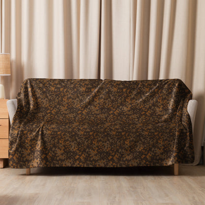 German Rauchtarnmuster Autumn CAMO Sherpa Blanket