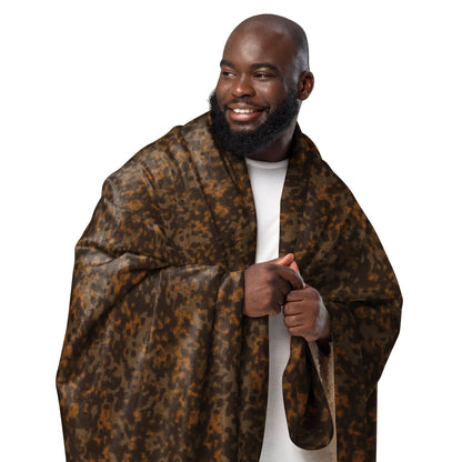 German Rauchtarnmuster Autumn CAMO Sherpa Blanket