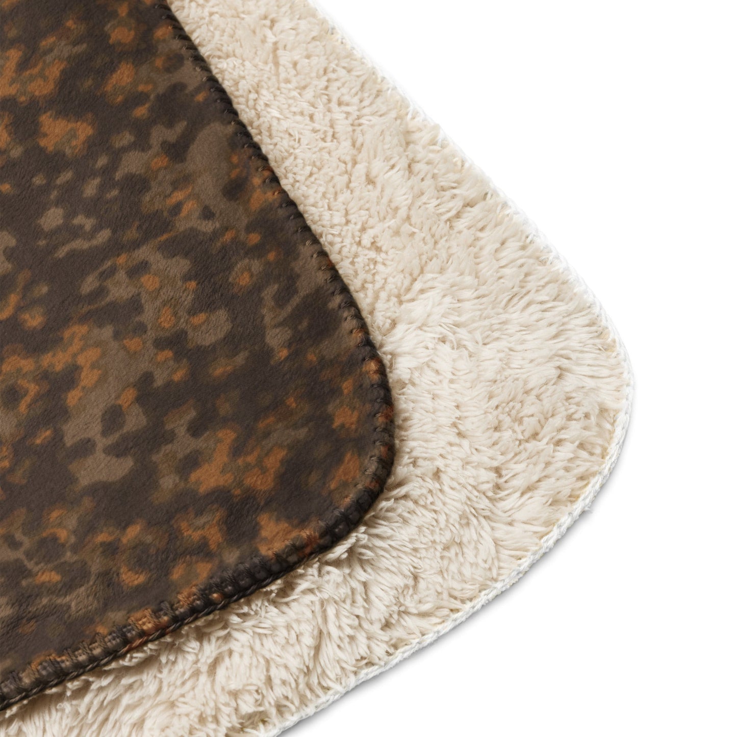 German Rauchtarnmuster Autumn CAMO Sherpa Blanket