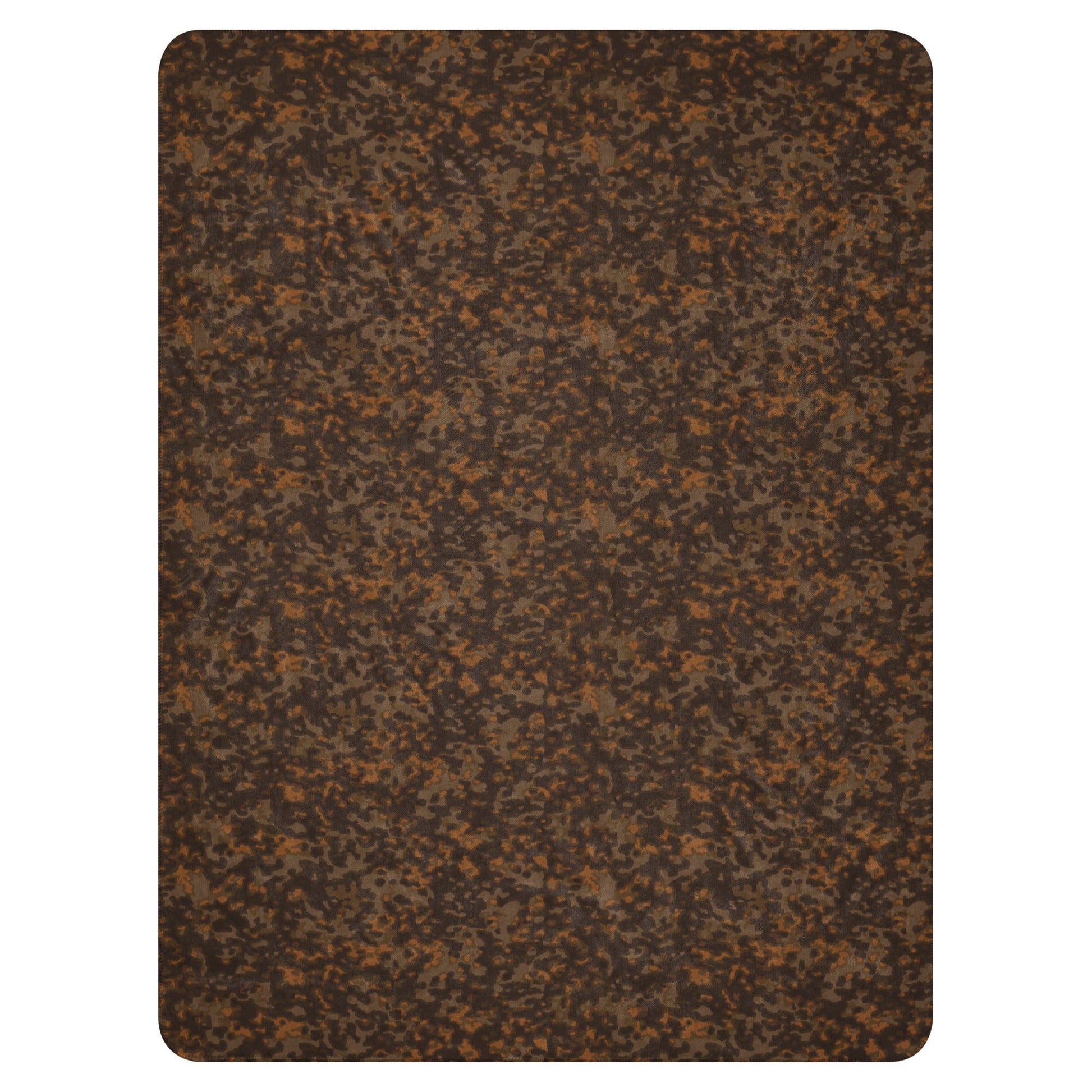 German Rauchtarnmuster Autumn CAMO Sherpa Blanket