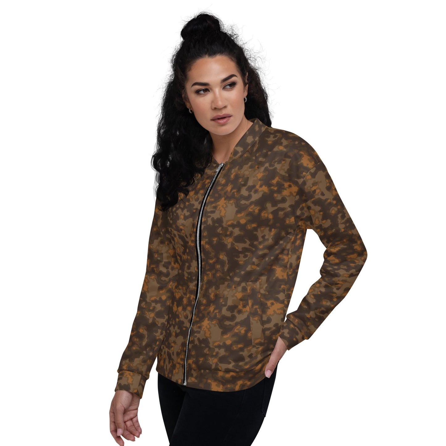 German Rauchtarnmuster Autumn CAMO Unisex Bomber Jacket - Jackets
